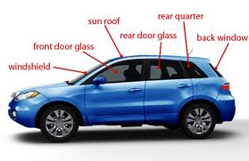 Auto Glass Diagram